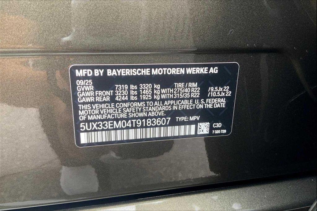 new 2026 BMW X7 car, priced at $123,575