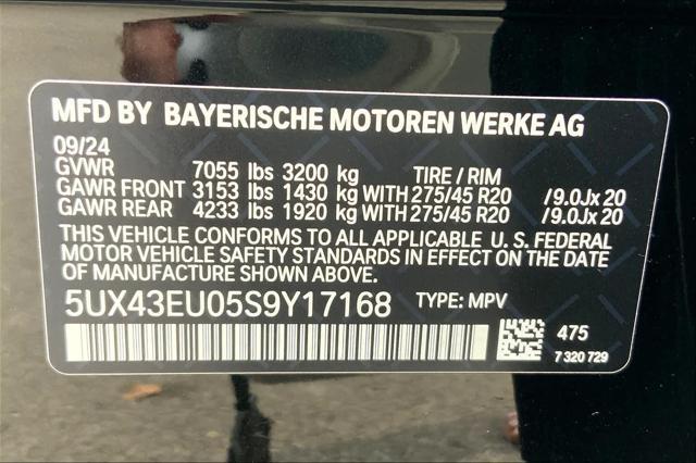 new 2025 BMW X5 PHEV car, priced at $78,635