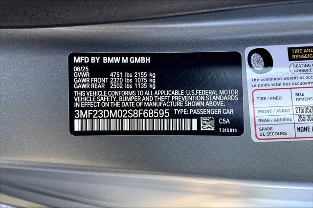 new 2025 BMW M2 car, priced at $75,775