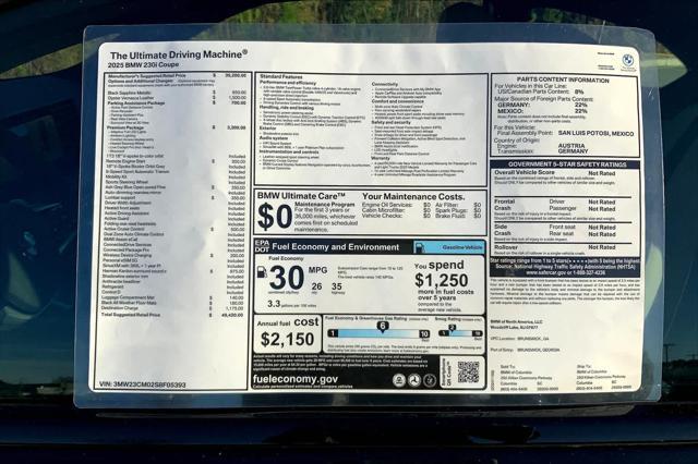 used 2025 BMW 230 car