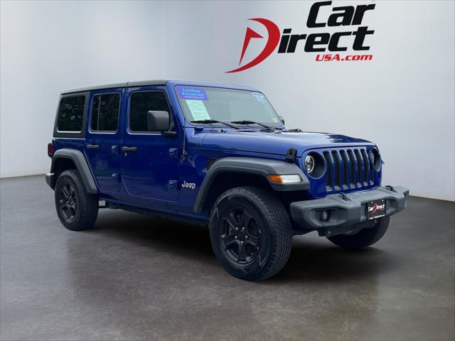 used 2018 Jeep Wrangler Unlimited car, priced at $26,583