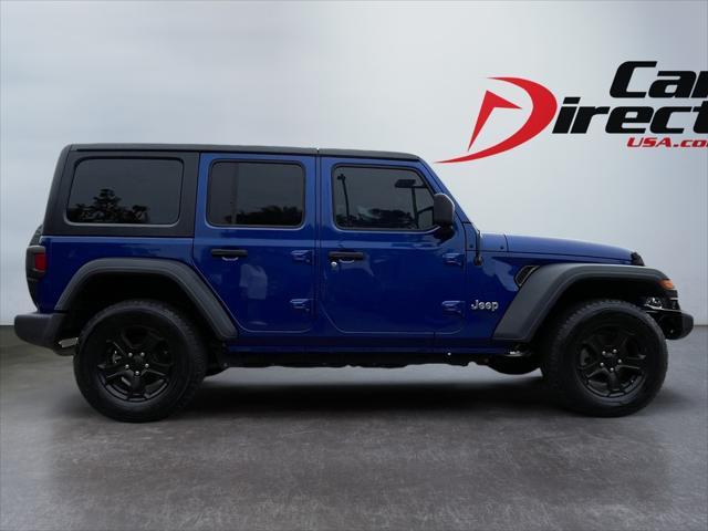 used 2018 Jeep Wrangler Unlimited car, priced at $26,583