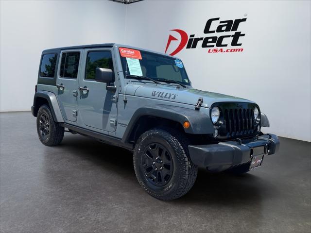 used 2014 Jeep Wrangler Unlimited car, priced at $17,399