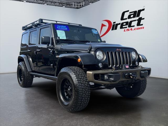 used 2017 Jeep Wrangler Unlimited car, priced at $26,777