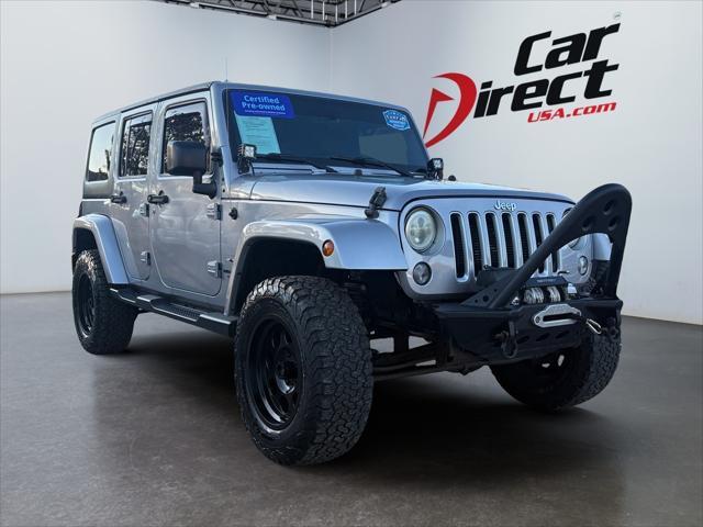 used 2016 Jeep Wrangler Unlimited car, priced at $21,777