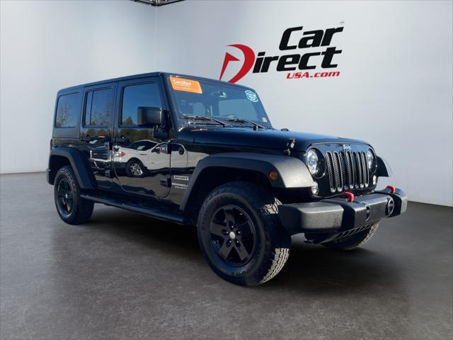 used 2017 Jeep Wrangler Unlimited car, priced at $26,703