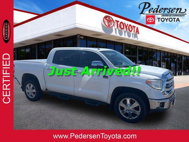 used 2017 Toyota Tundra car, priced at $36,300