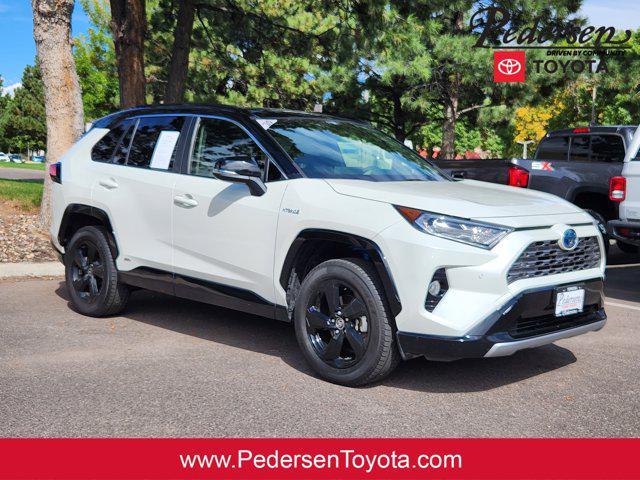 used 2020 Toyota RAV4 Hybrid car, priced at $34,300