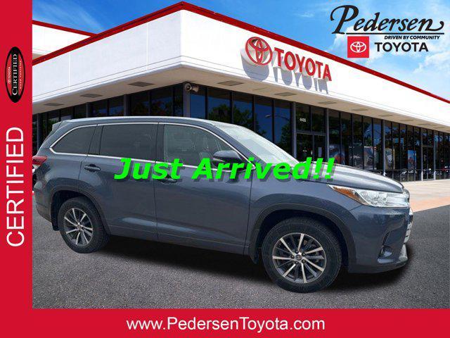 used 2017 Toyota Highlander car, priced at $23,000