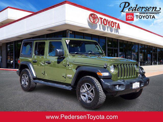 used 2020 Jeep Wrangler Unlimited car, priced at $24,300