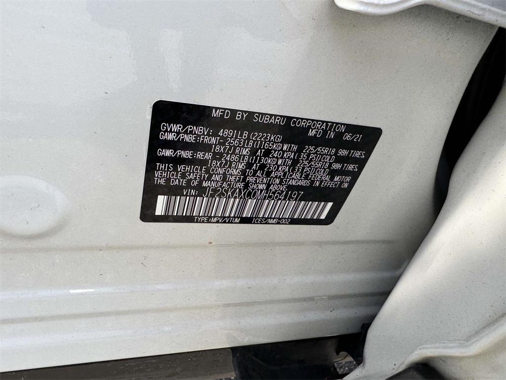 used 2021 Subaru Forester car, priced at $24,487