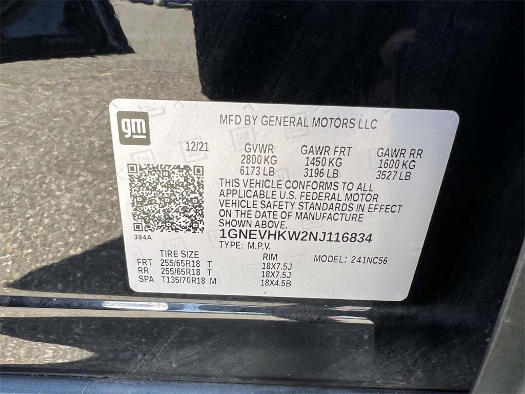used 2022 Chevrolet Traverse car, priced at $23,942