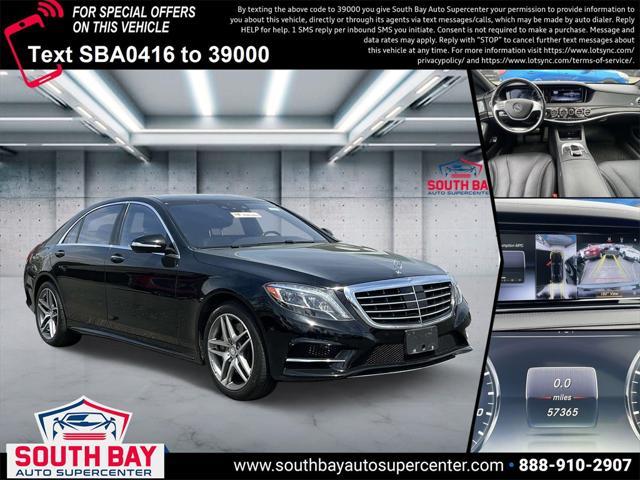 used 2016 Mercedes-Benz S-Class car, priced at $31,995