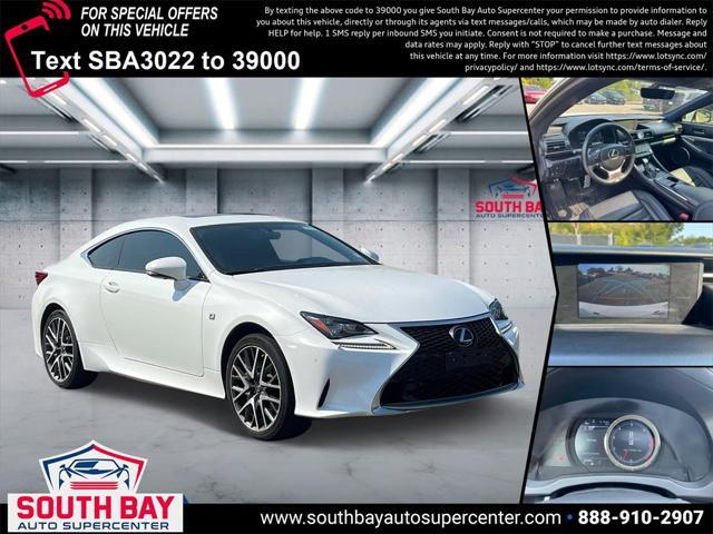 used 2015 Lexus RC 350 car, priced at $25,874