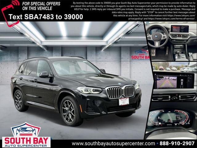 used 2022 BMW X3 car, priced at $33,985