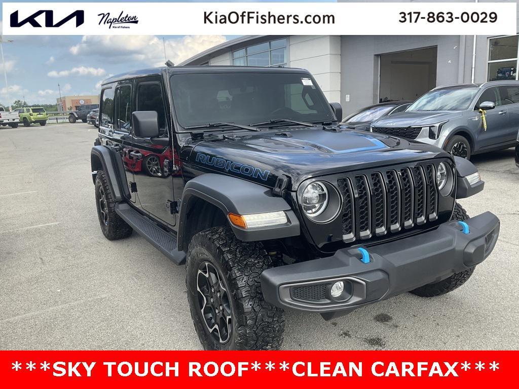 used 2022 Jeep Wrangler Unlimited 4xe car, priced at $36,990
