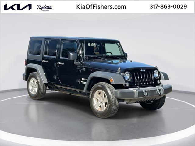 used 2016 Jeep Wrangler Unlimited car, priced at $18,679