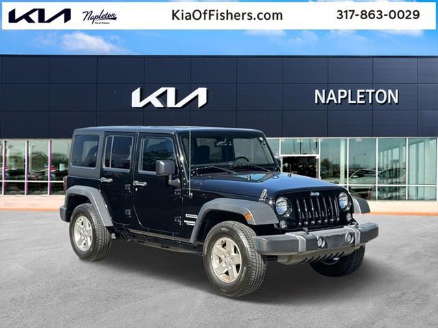 used 2016 Jeep Wrangler Unlimited car, priced at $18,556