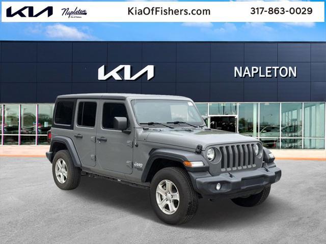 used 2021 Jeep Wrangler Unlimited car, priced at $27,442