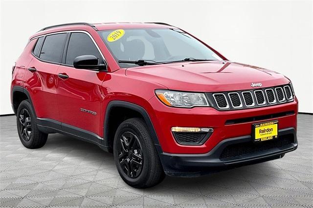 used 2019 Jeep Compass car, priced at $17,500