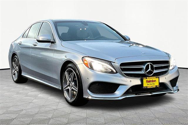 used 2015 Mercedes-Benz C-Class car, priced at $18,500