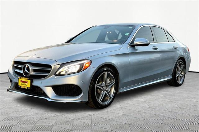 used 2015 Mercedes-Benz C-Class car, priced at $18,500