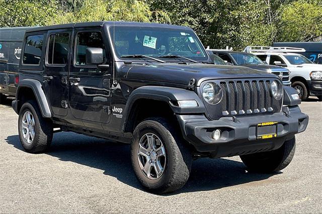 used 2020 Jeep Wrangler Unlimited car, priced at $27,500