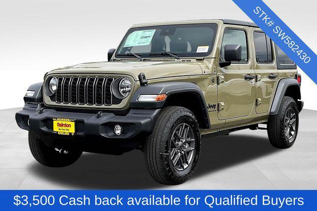 new 2025 Jeep Wrangler car, priced at $49,180
