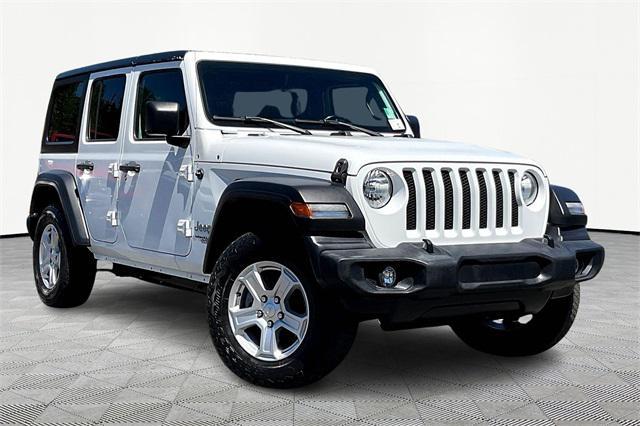 used 2020 Jeep Wrangler Unlimited car, priced at $27,500