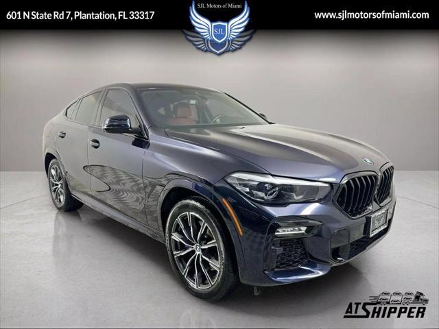 used 2021 BMW X6 car, priced at $58,999