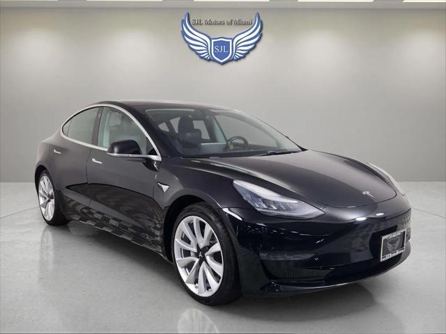 used 2018 Tesla Model 3 car, priced at $19,499