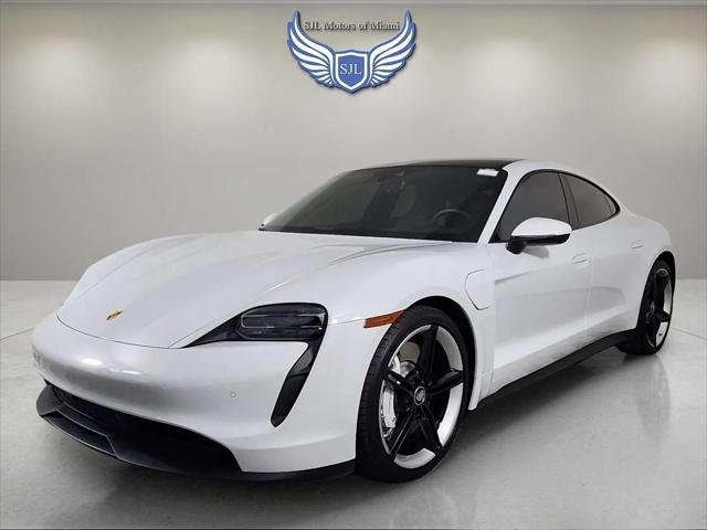 used 2023 Porsche Taycan car, priced at $66,555