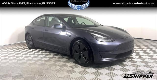 used 2021 Tesla Model 3 car, priced at $18,799