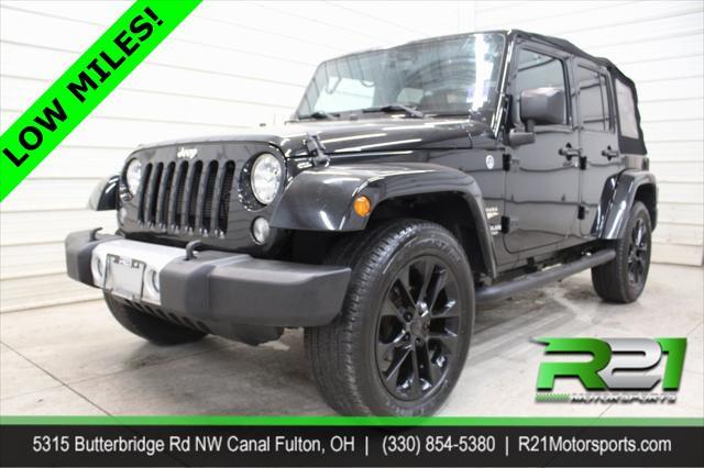 used 2015 Jeep Wrangler Unlimited car, priced at $21,995