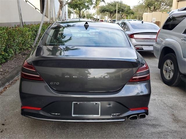 used 2022 Genesis G70 car, priced at $27,589