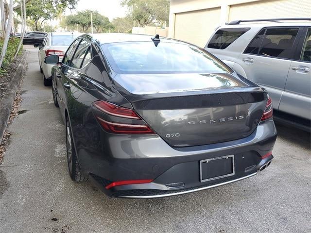 used 2022 Genesis G70 car, priced at $27,589