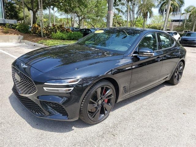 used 2023 Genesis G70 car, priced at $43,950