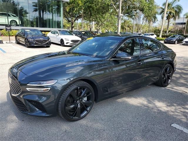 used 2023 Genesis G70 car, priced at $45,950