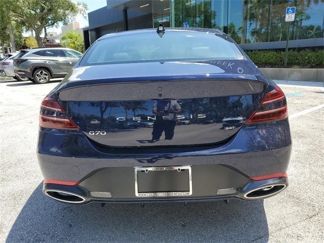 used 2023 Genesis G70 car, priced at $45,595