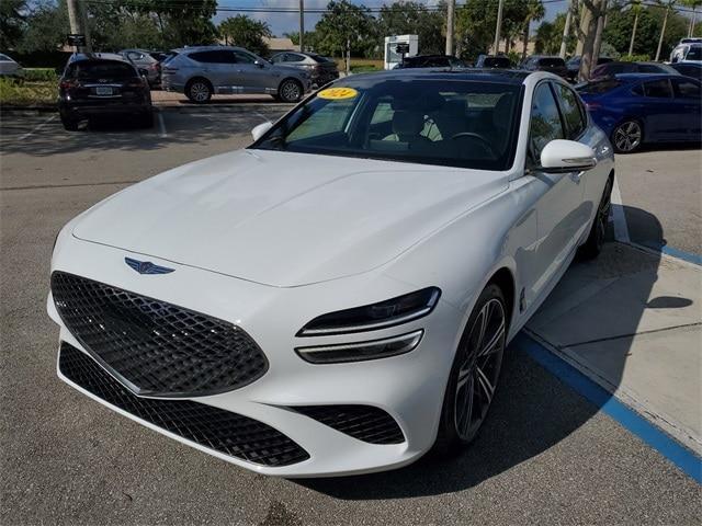 used 2024 Genesis G70 car, priced at $41,995