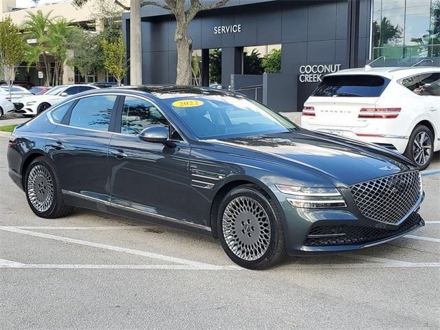 used 2022 Genesis G80 car, priced at $36,581