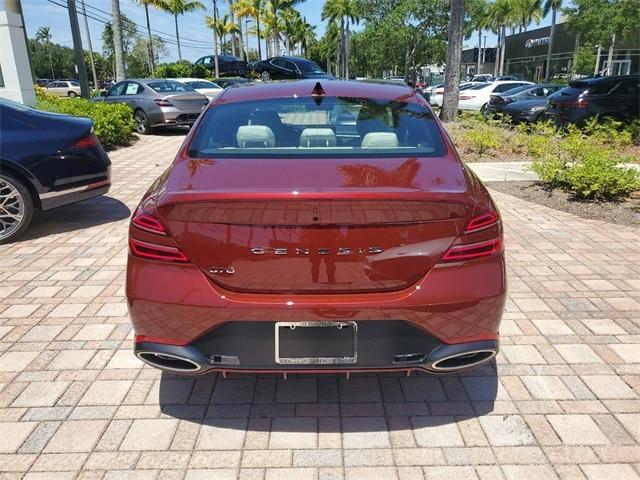 used 2024 Genesis G70 car, priced at $46,665