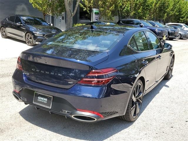 used 2023 Genesis G70 car, priced at $44,352