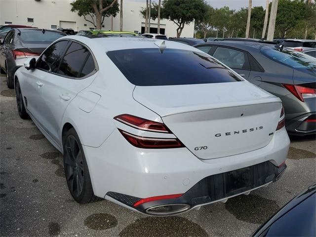 used 2023 Genesis G70 car, priced at $32,670