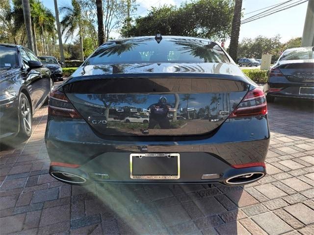 used 2023 Genesis G70 car, priced at $40,995