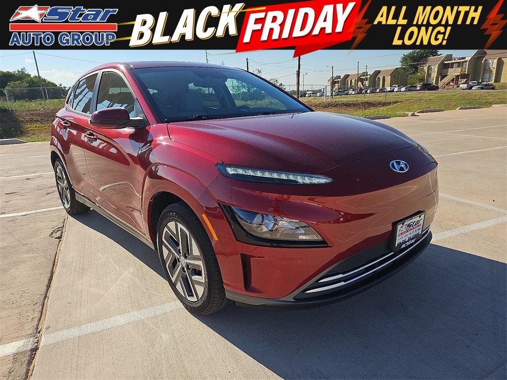used 2023 Hyundai Kona EV car, priced at $19,998