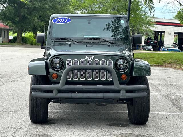 used 2011 Jeep Wrangler Unlimited car, priced at $16,976