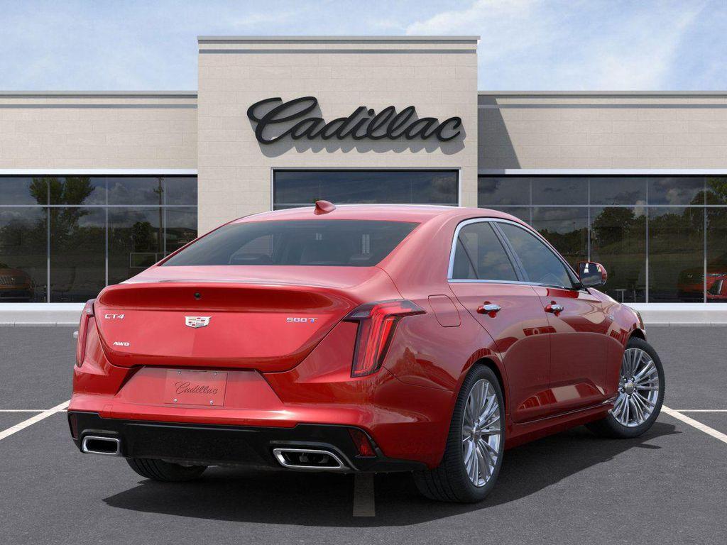 new 2025 Cadillac CT4 car, priced at $52,160