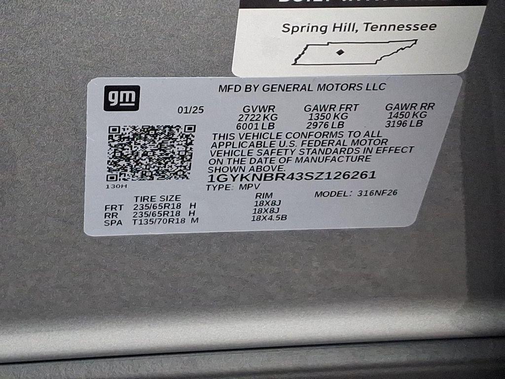 new 2025 Cadillac XT5 car, priced at $47,100