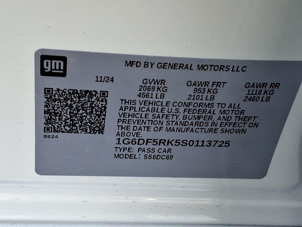 new 2025 Cadillac CT4 car, priced at $47,555